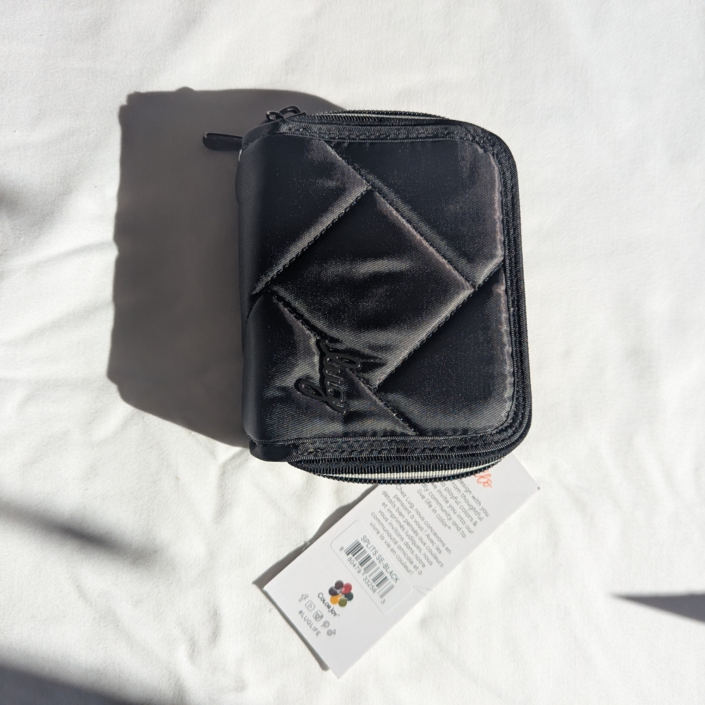 Lug Black Quilted Wallet